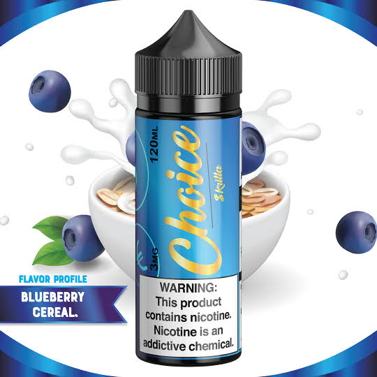 'Choice Blueberry Cereal 3mg 120ml'